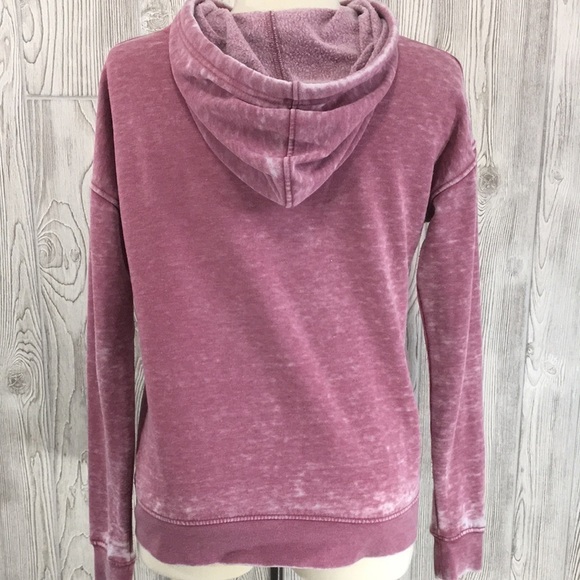 SO Pink Distressed Hoodie Size Small - Picture 5 of 9